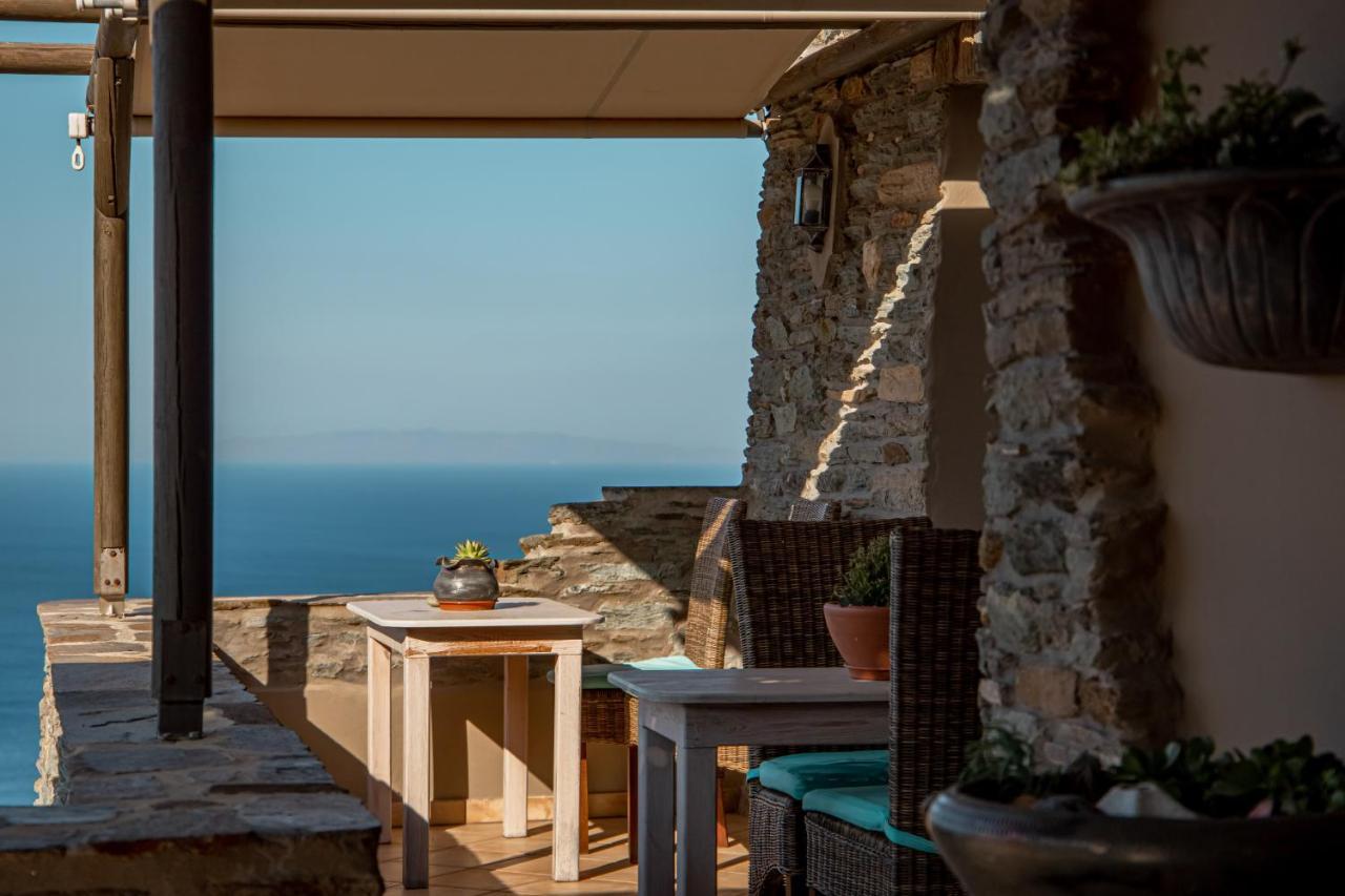 Aegean Castle Andros - Adults Only Aparthotel Agia Eleousa ภายนอก รูปภาพ
