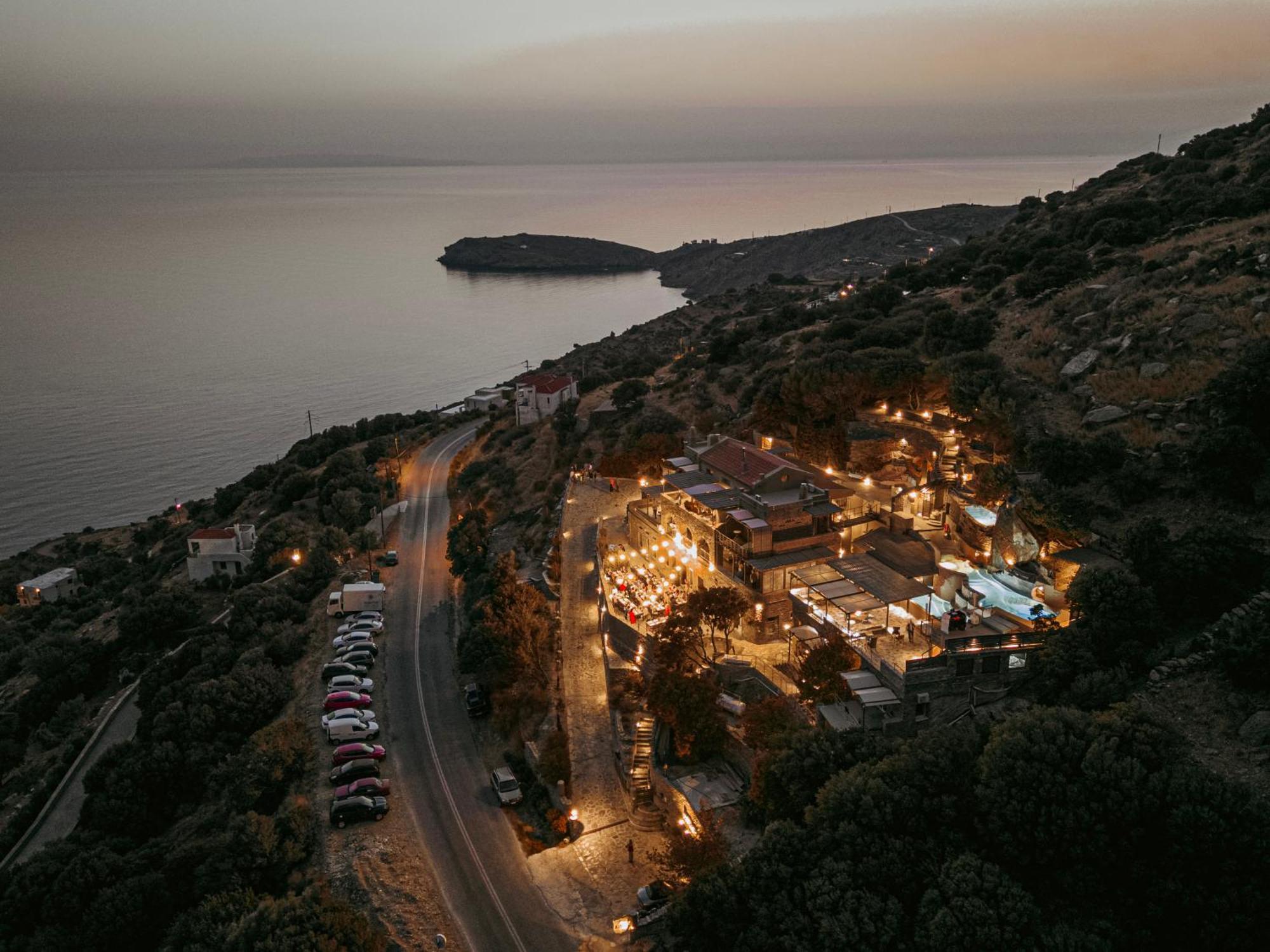 Aegean Castle Andros - Adults Only Aparthotel Agia Eleousa ภายนอก รูปภาพ