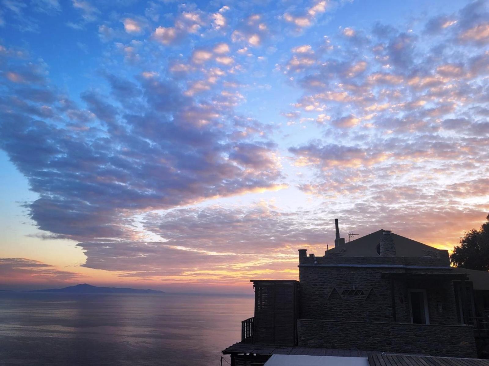 Aegean Castle Andros - Adults Only Aparthotel Agia Eleousa ภายนอก รูปภาพ