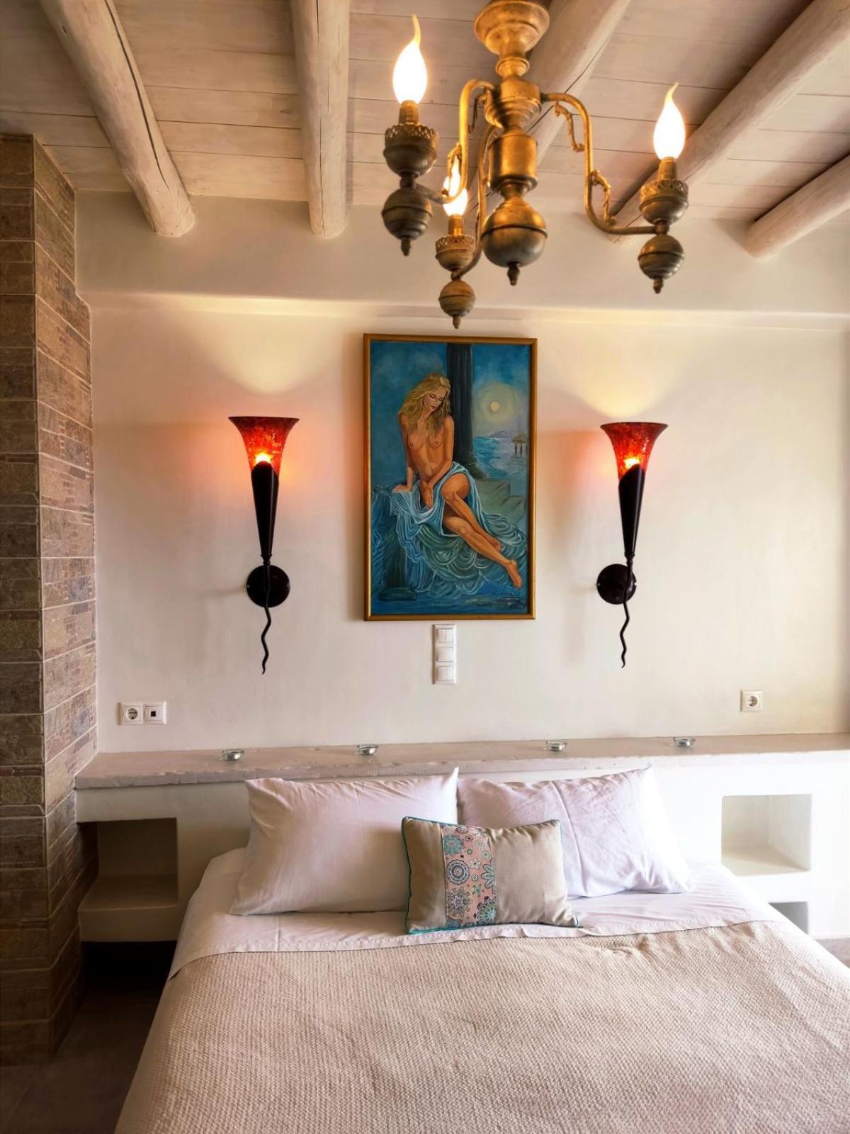 Aegean Castle Andros - Adults Only Aparthotel Agia Eleousa ภายนอก รูปภาพ