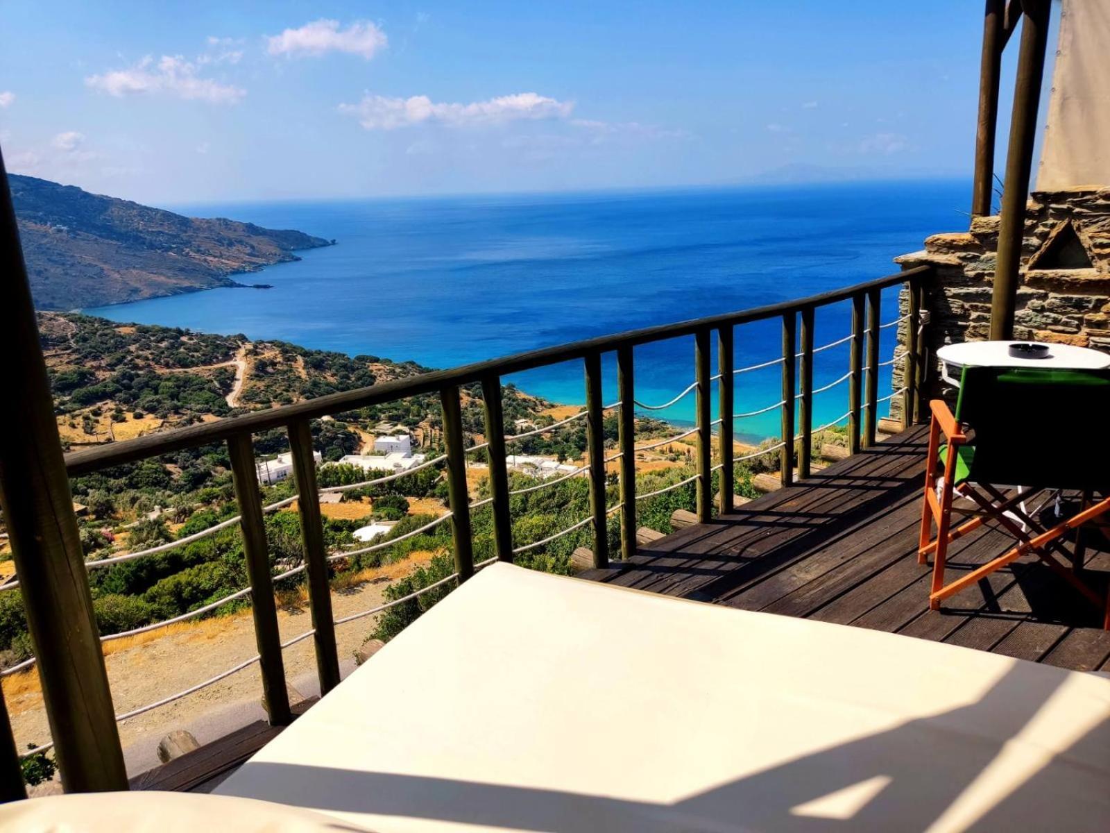 Aegean Castle Andros - Adults Only Aparthotel Agia Eleousa ภายนอก รูปภาพ