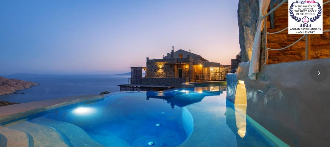 Aegean Castle Andros - Adults Only Aparthotel Agia Eleousa ภายนอก รูปภาพ
