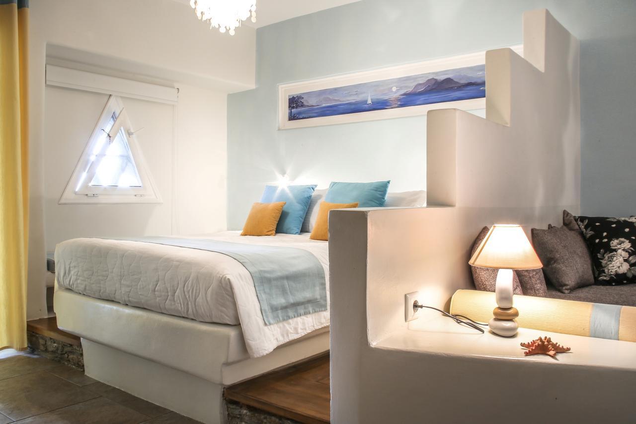 Aegean Castle Andros - Adults Only Aparthotel Agia Eleousa ภายนอก รูปภาพ