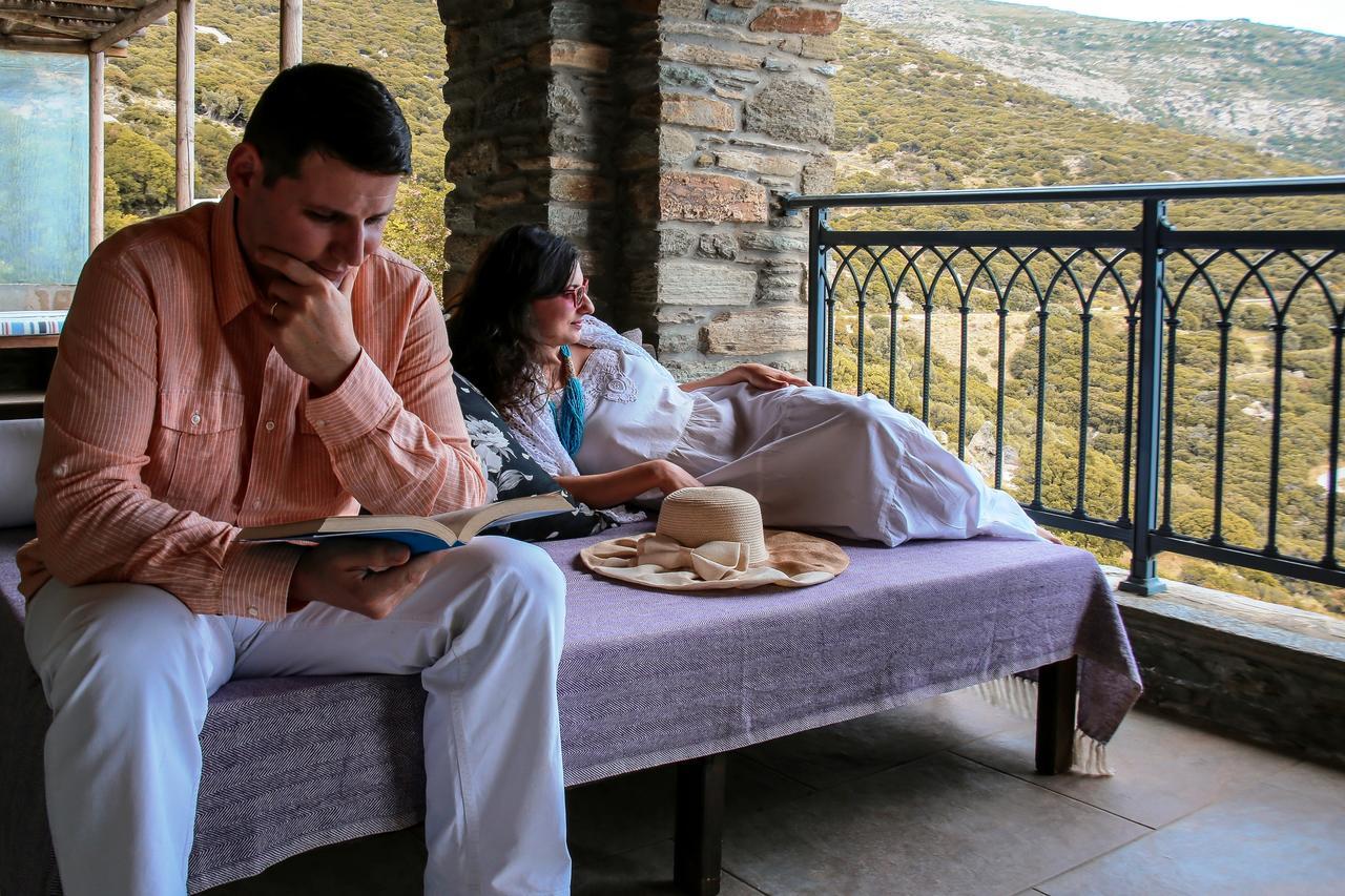Aegean Castle Andros - Adults Only Aparthotel Agia Eleousa ภายนอก รูปภาพ