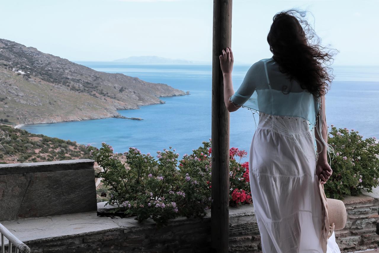 Aegean Castle Andros - Adults Only Aparthotel Agia Eleousa ภายนอก รูปภาพ