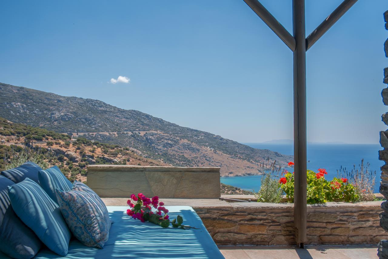 Aegean Castle Andros - Adults Only Aparthotel Agia Eleousa ภายนอก รูปภาพ
