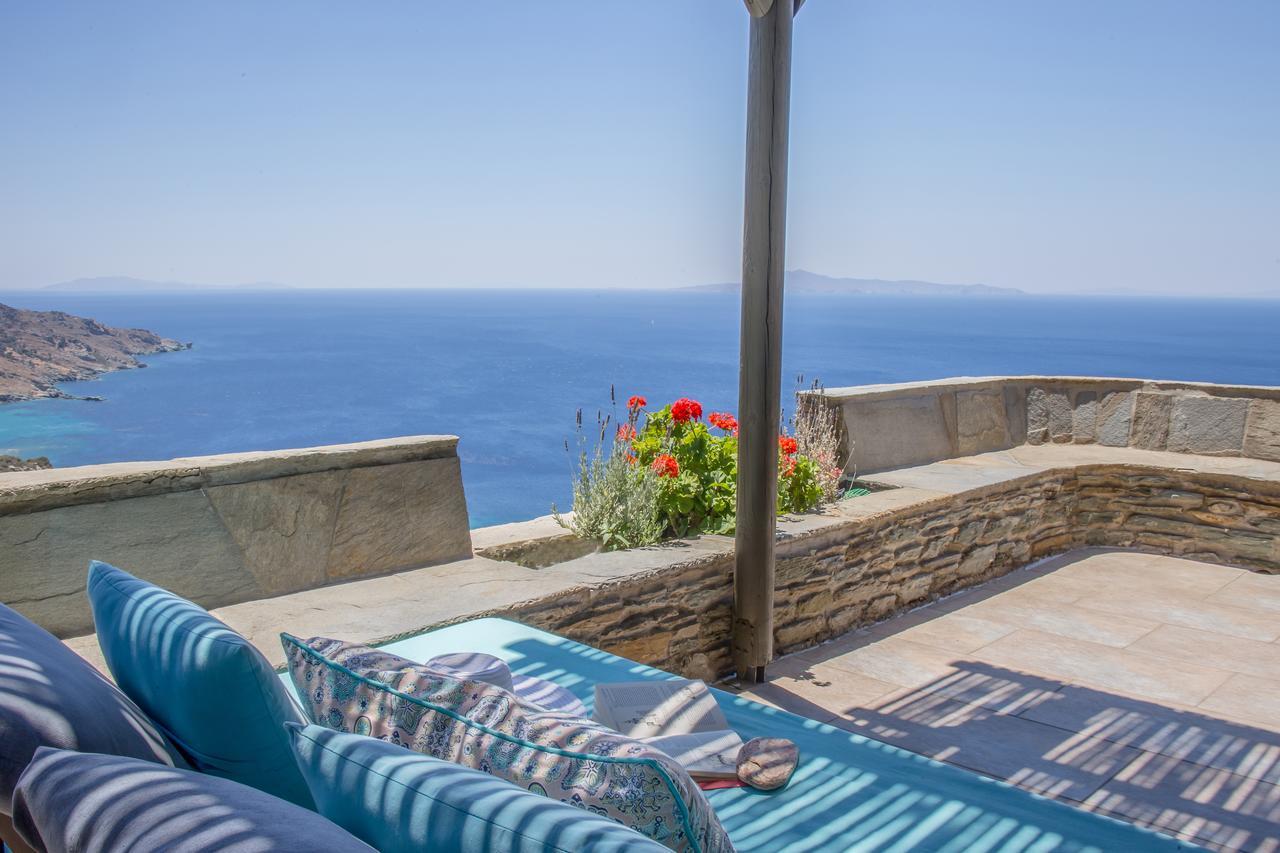 Aegean Castle Andros - Adults Only Aparthotel Agia Eleousa ภายนอก รูปภาพ