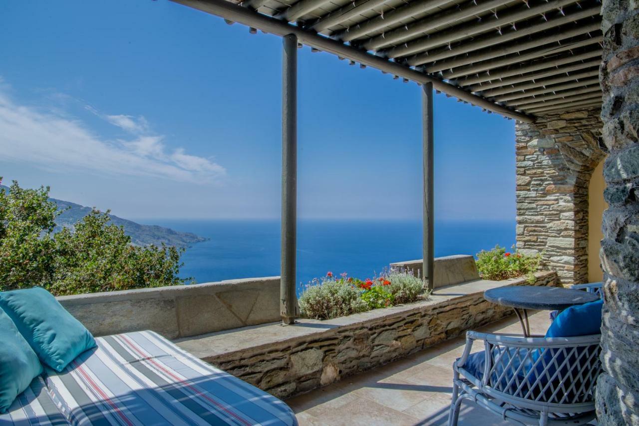 Aegean Castle Andros - Adults Only Aparthotel Agia Eleousa ภายนอก รูปภาพ